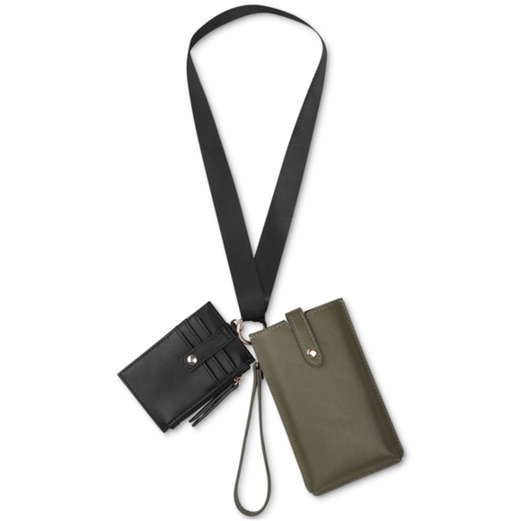 Ashlii Lanyard - Phone Wristlet / Lanyard by International Concepts | Moss | NWT - Picture 1 of 6